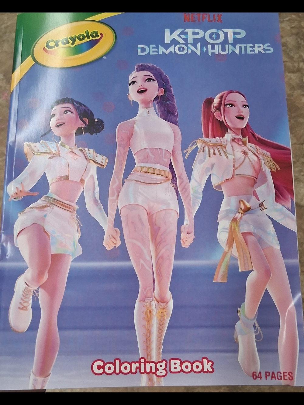 New Crayola K-Pop Demon Hunters Coloring And Activity Book